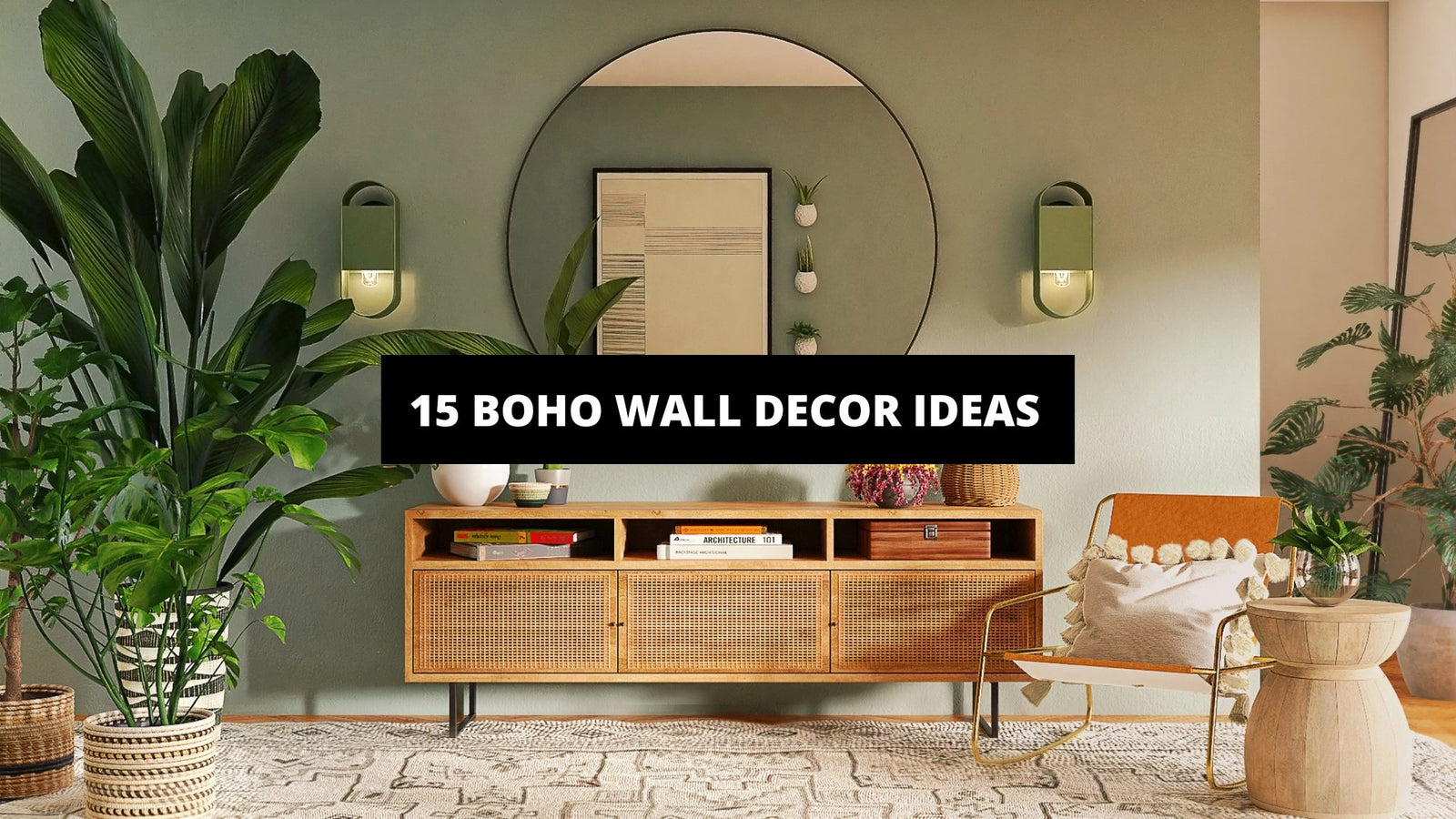15 Boho Wall Decor Ideas - The Trendy Art