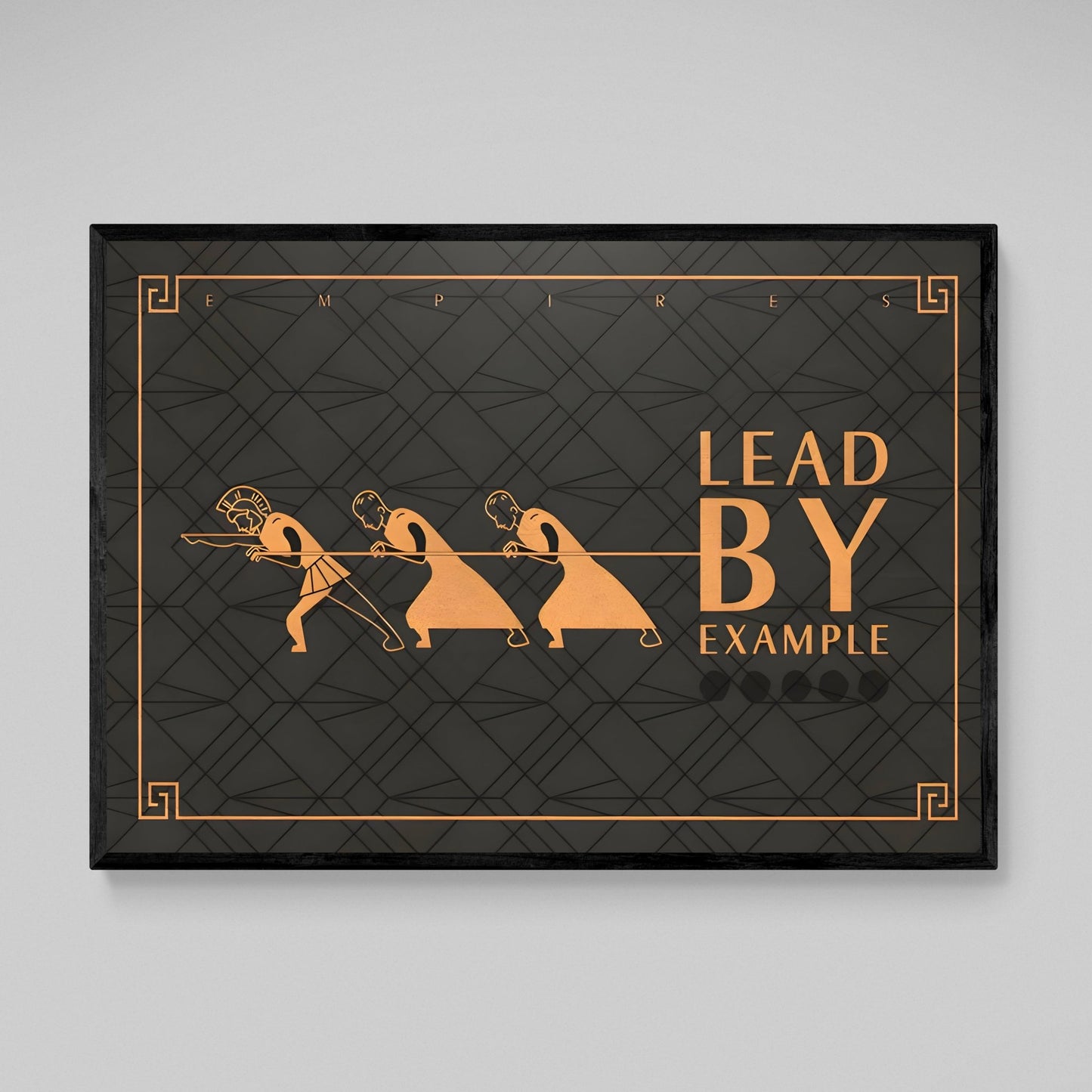 Lead By Example Motivational Wall Art - The Trendy Art