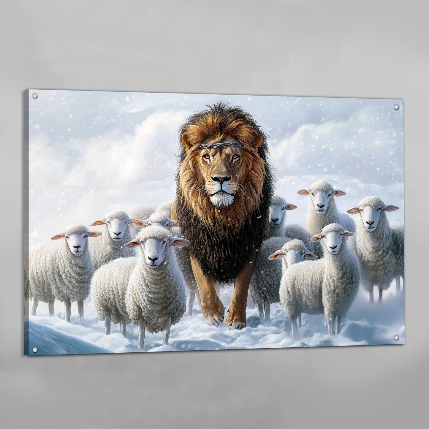 Lion Leading Motivational Wall Art - The Trendy Art