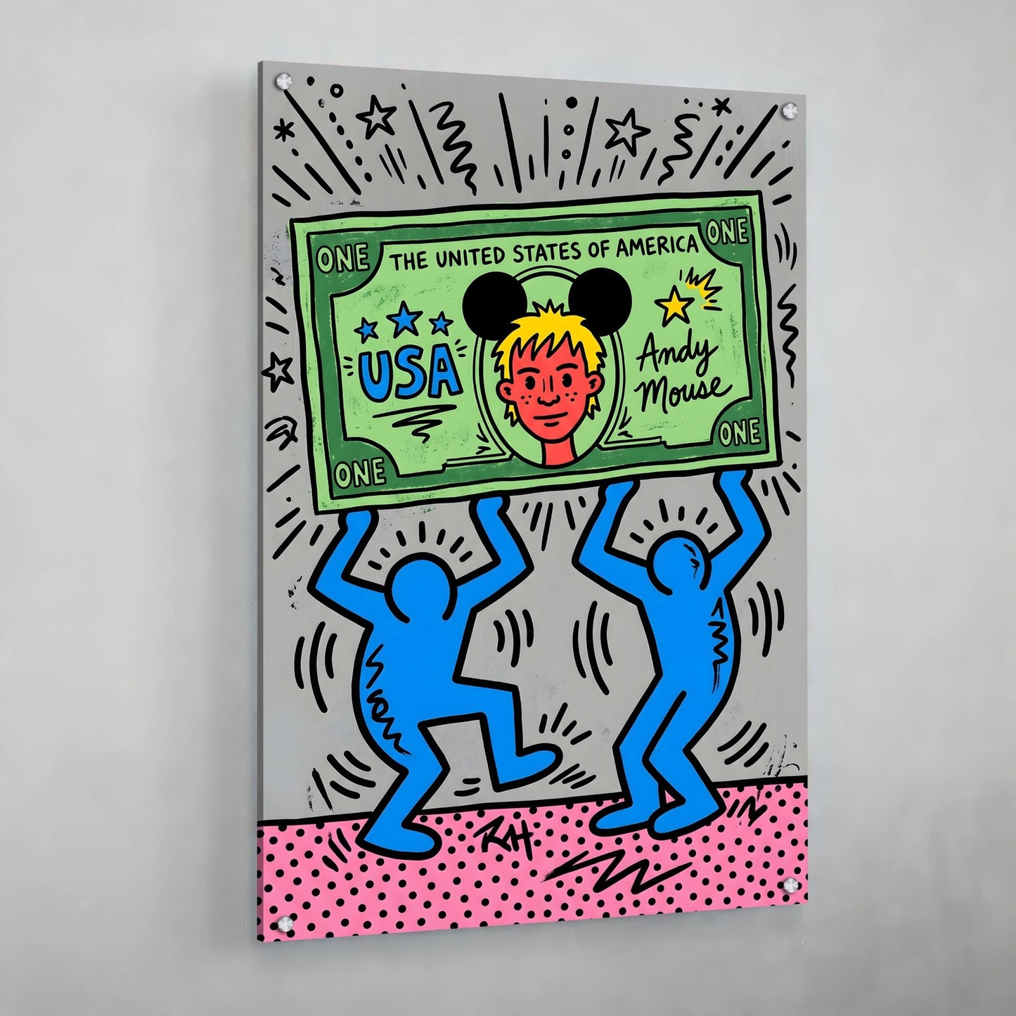 Money Pop Art Canvas - The Trendy Art