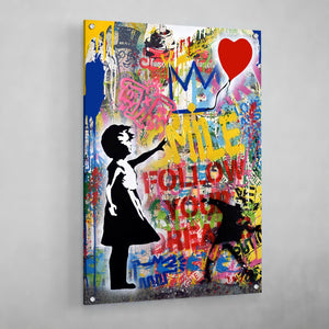 Banksy Girl With Balloon - The Trendy Art