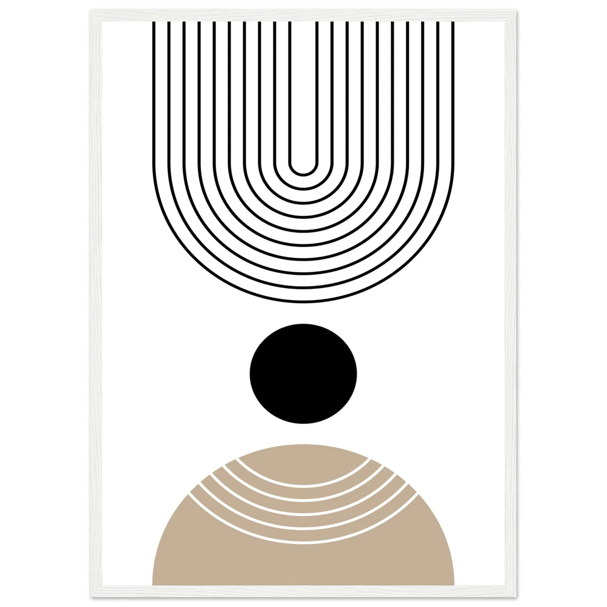 Black Minimalist Print - The Trendy Art