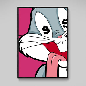 Bunny Pop Canvas - The Trendy Art