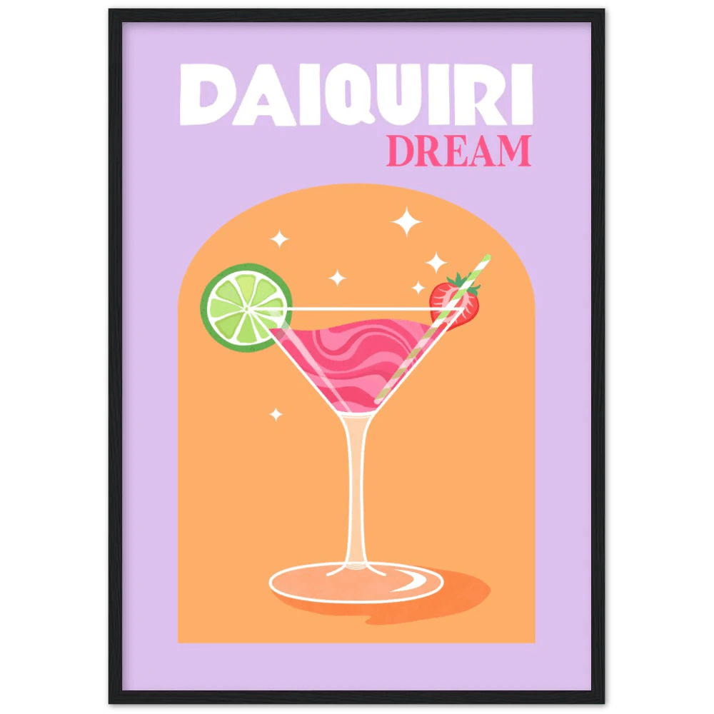 Daiquiri Dream Retro Wall Art - The Trendy Art