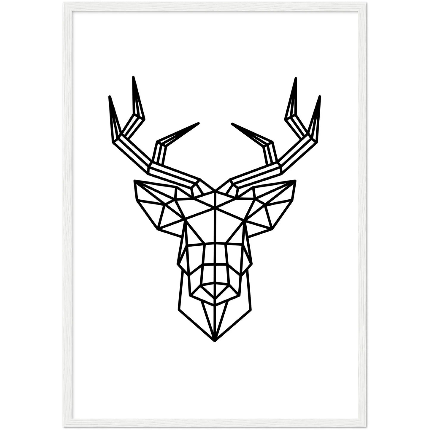 Geometric Deer Wall Art - The Trendy Art