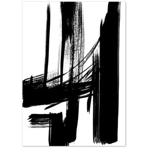 Minimalist Black And White Abstract Art - The Trendy Art