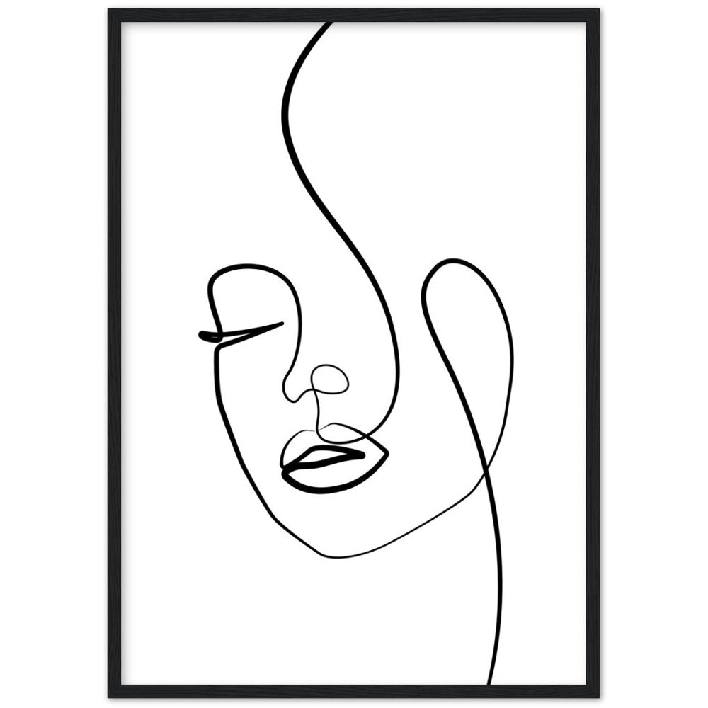 Minimalist Line Art Face - The Trendy Art