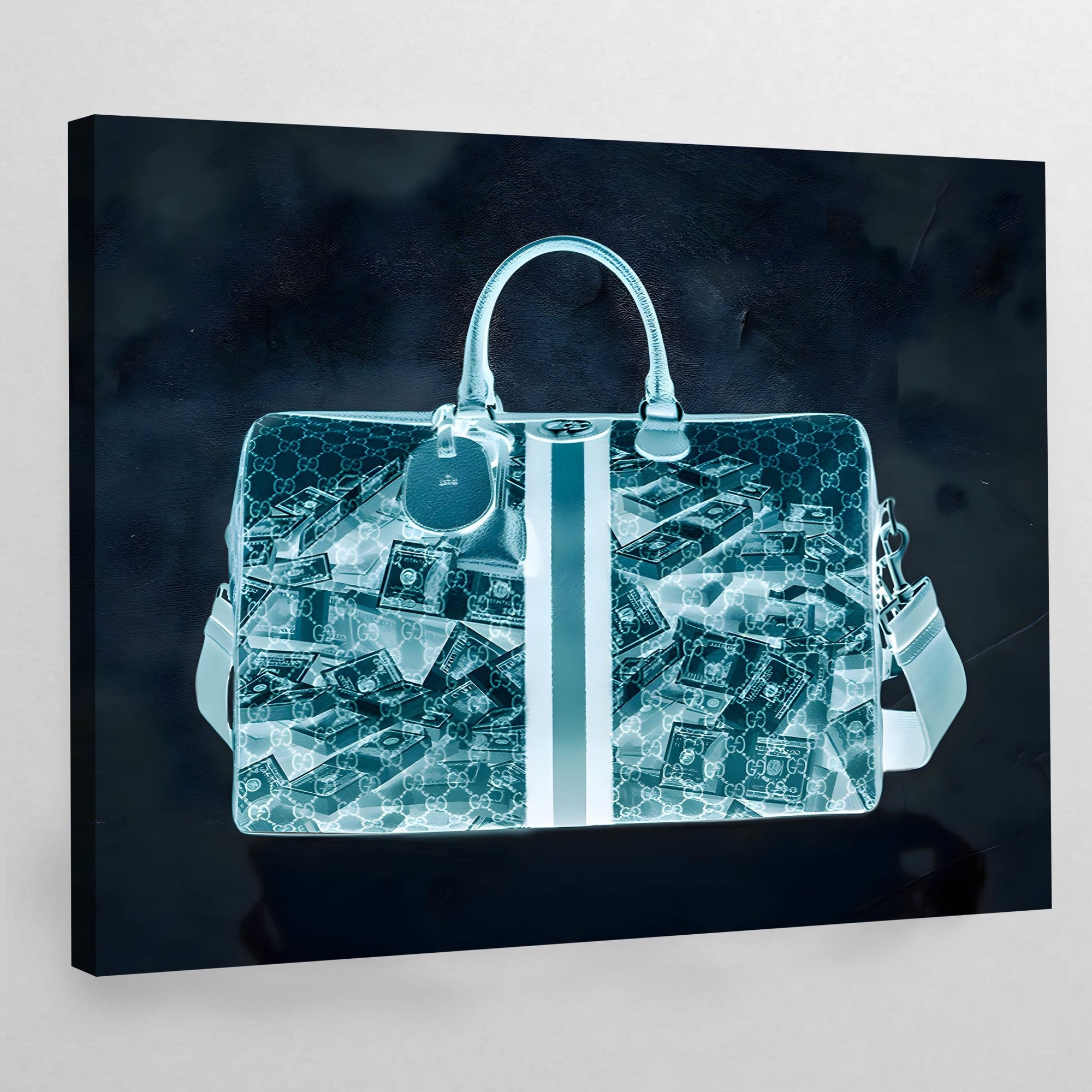 Money Bag Wall Art - The Trendy Art