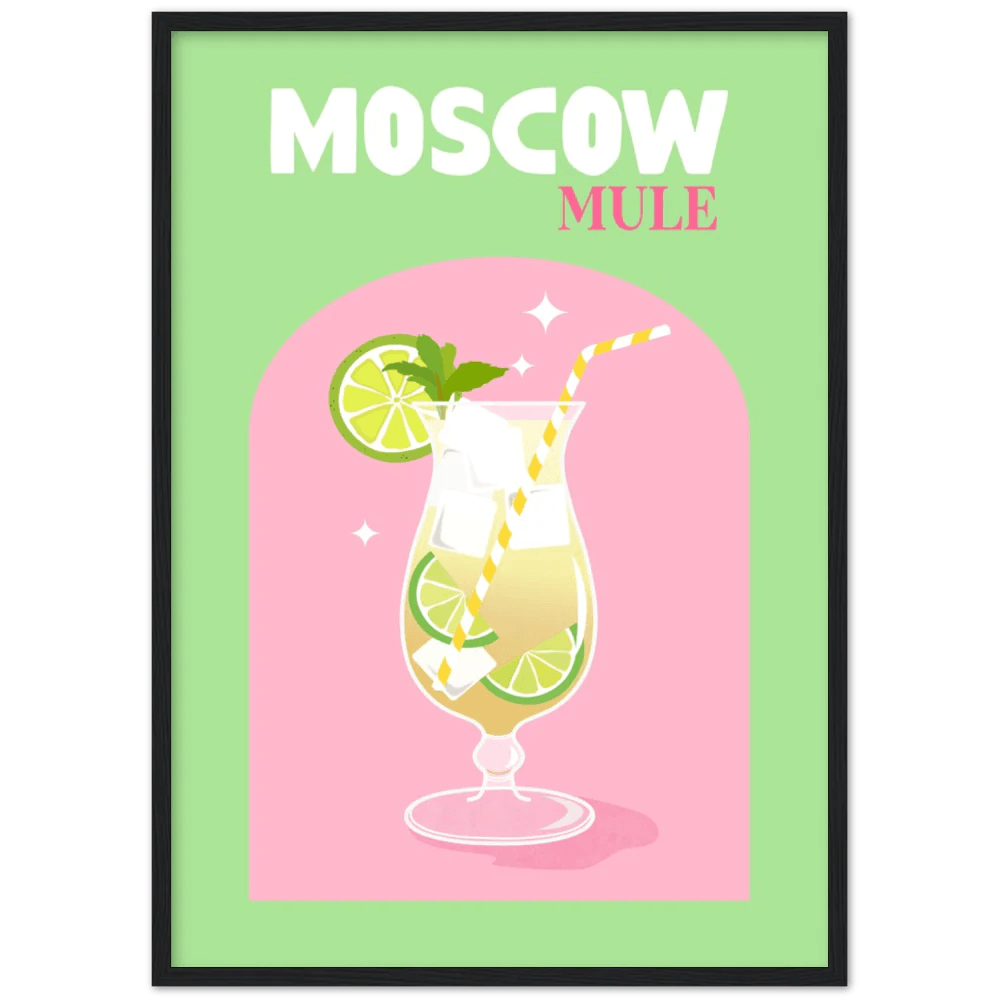 Moscow Mule Retro Wall Art - The Trendy Art