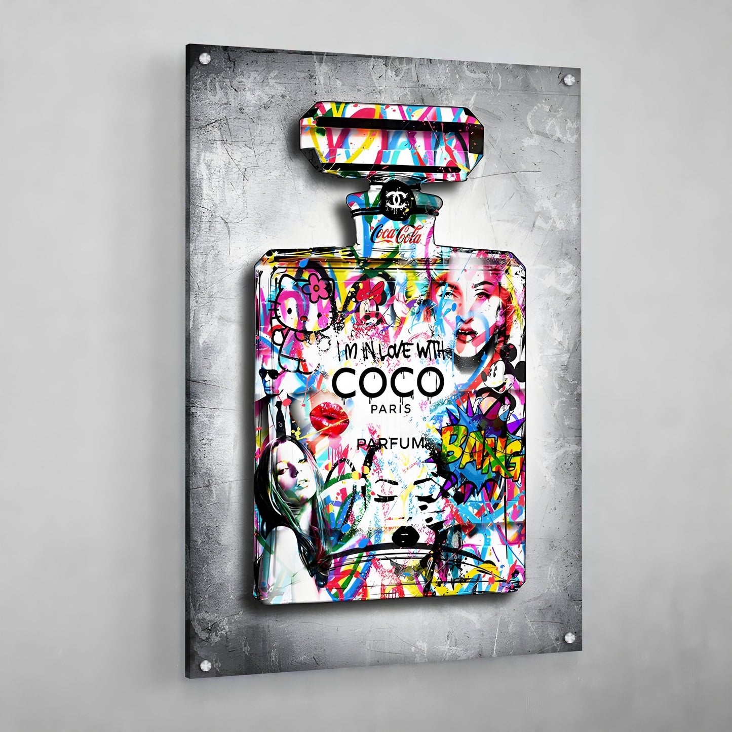 Pink Pop Art Canvas - The Trendy Art