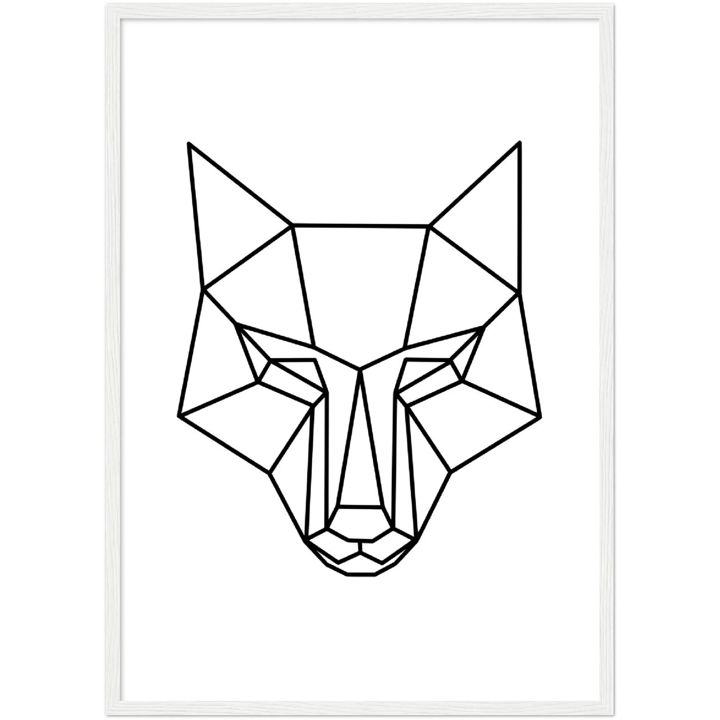 Wolf Geometric Wall Art - The Trendy Art