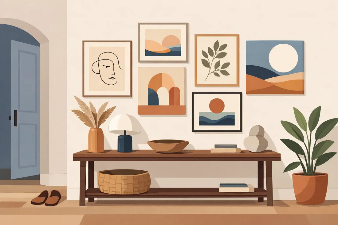 Best Art for Entryways: 7 Styles That Set the Tone