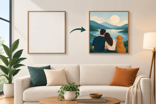Custom Art Transformations That Make Rooms Personal