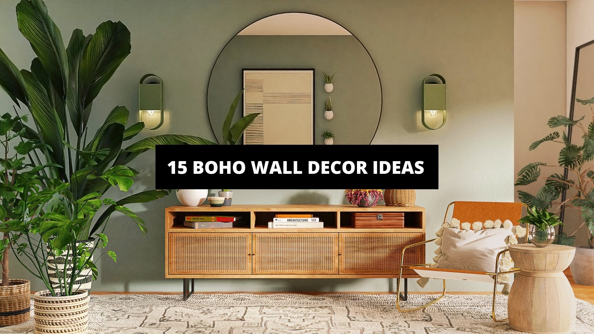 15 Boho Wall Decor Ideas | The Trendy Art