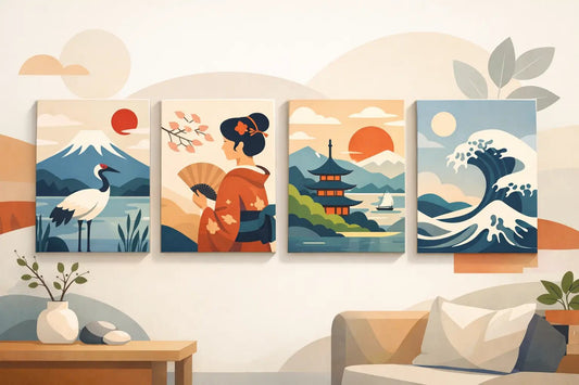 8 Best Japanese Canvas Art Themes for Home - The Trendy Art