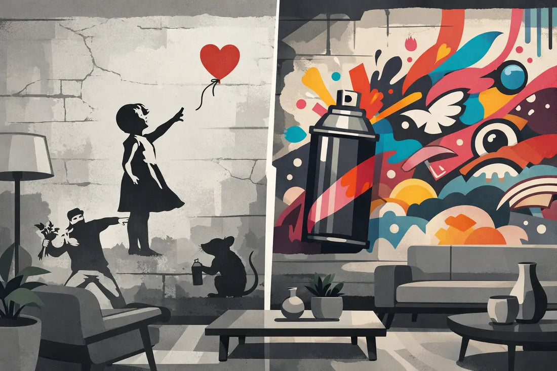 Banksy Art vs Street Art for Modern Homes - The Trendy Art