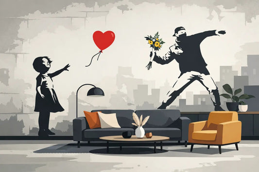 Banksy Wall Decor Guide for Bold Modern Rooms - The Trendy Art