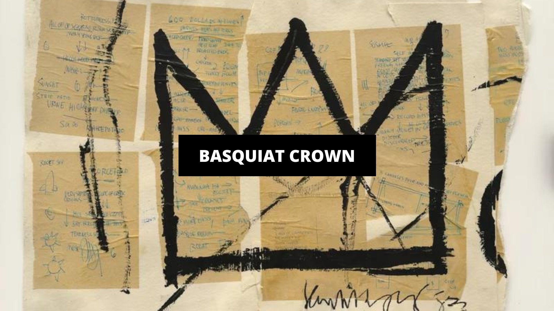 Basquiat Crown - The Trendy Art