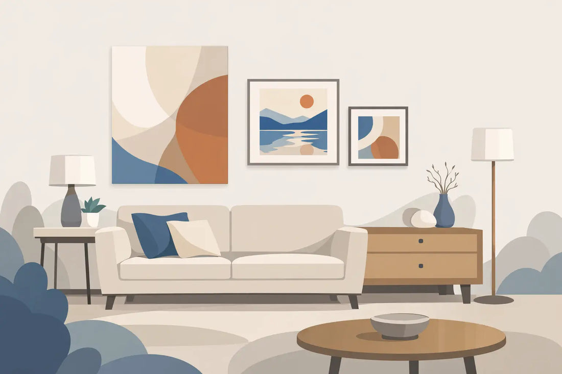 Wall Art Scale That Makes a Room Look Finished
