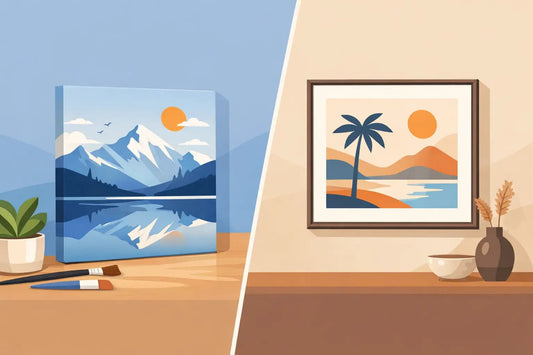 Canvas Prints vs Framed Art: Which Fits? - The Trendy Art
