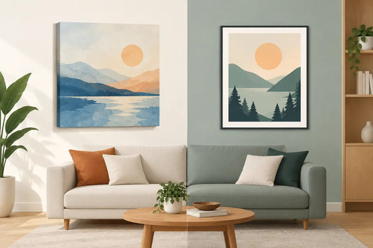 Canvas Versus Posters: Which Wall Art Fits? - The Trendy Art