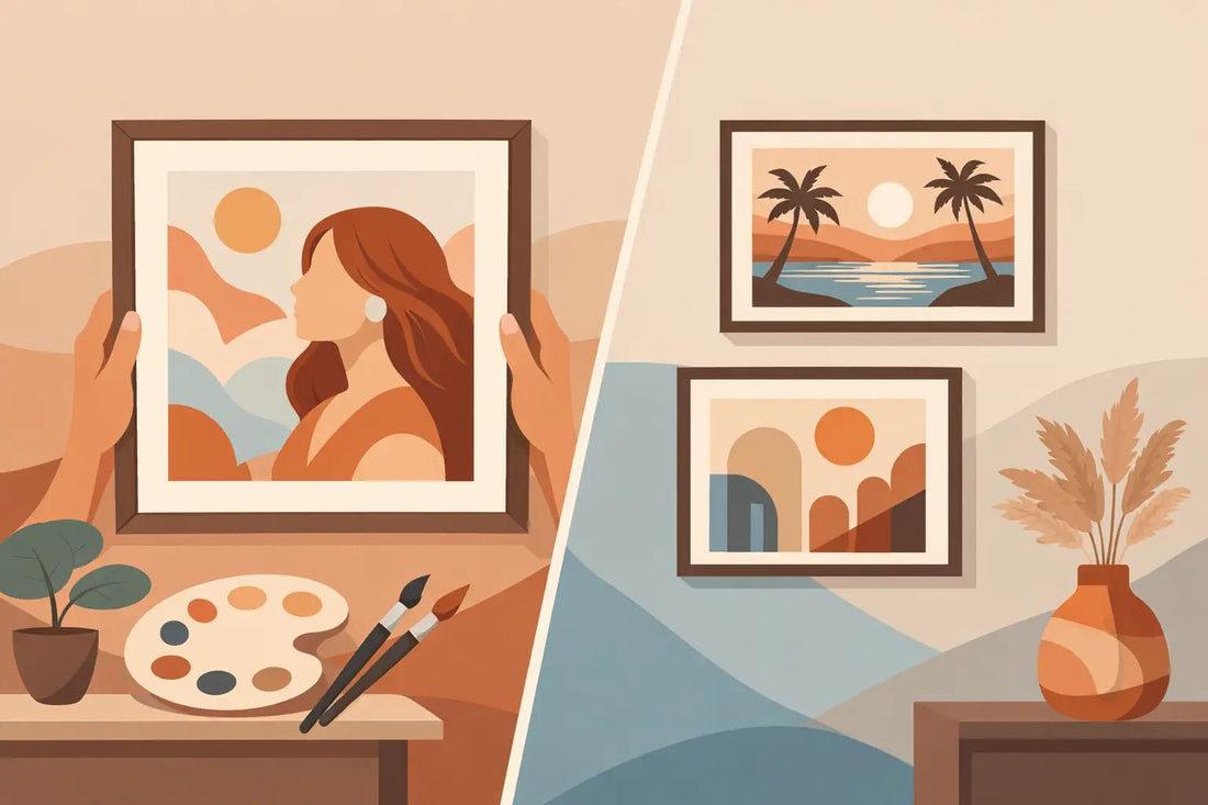 Custom Artwork Versus Store Prints for Your Home - The Trendy Art
