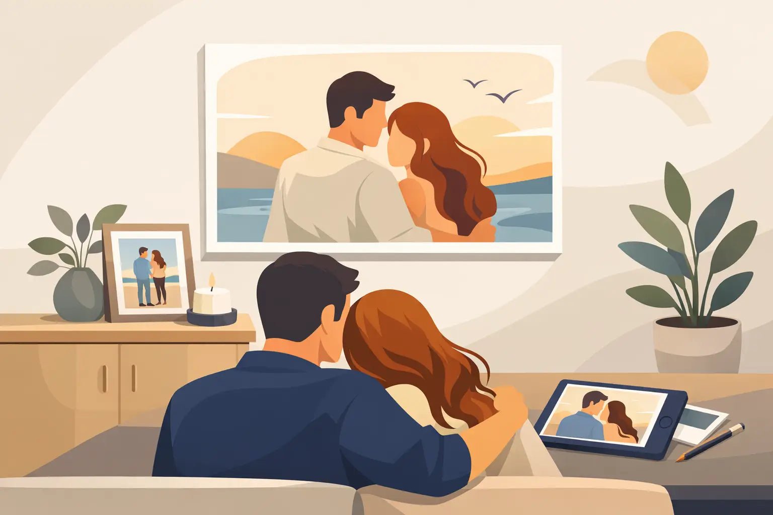 Custom Couple Canvas Artwork That Feels Personal - The Trendy Art