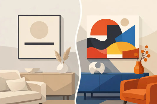 Minimalist Art vs Modern Art for Your Space