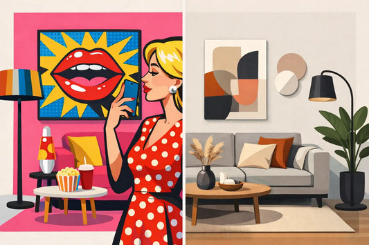 Pop Art Versus Modern Decor: Find Your Style