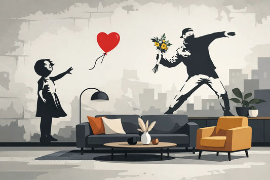 Banksy Wall Decor Guide for Bold Modern Rooms