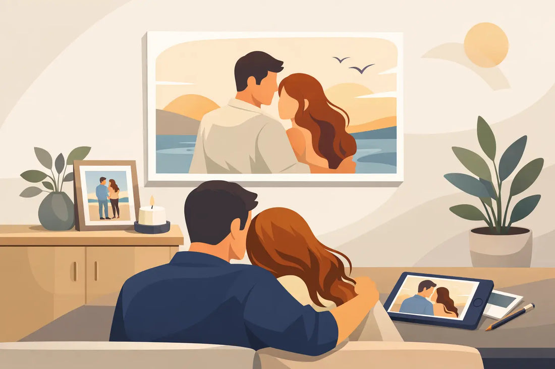 Custom Couple Canvas Artwork That Feels Personal