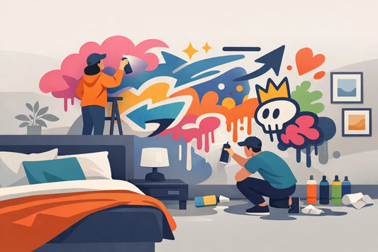 Graffiti Wall Art for Bedroom Style That Pops - The Trendy Art