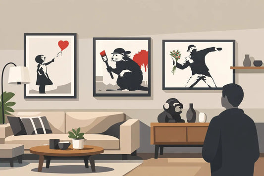 How to Decorate With Banksy Prints at Home - The Trendy Art