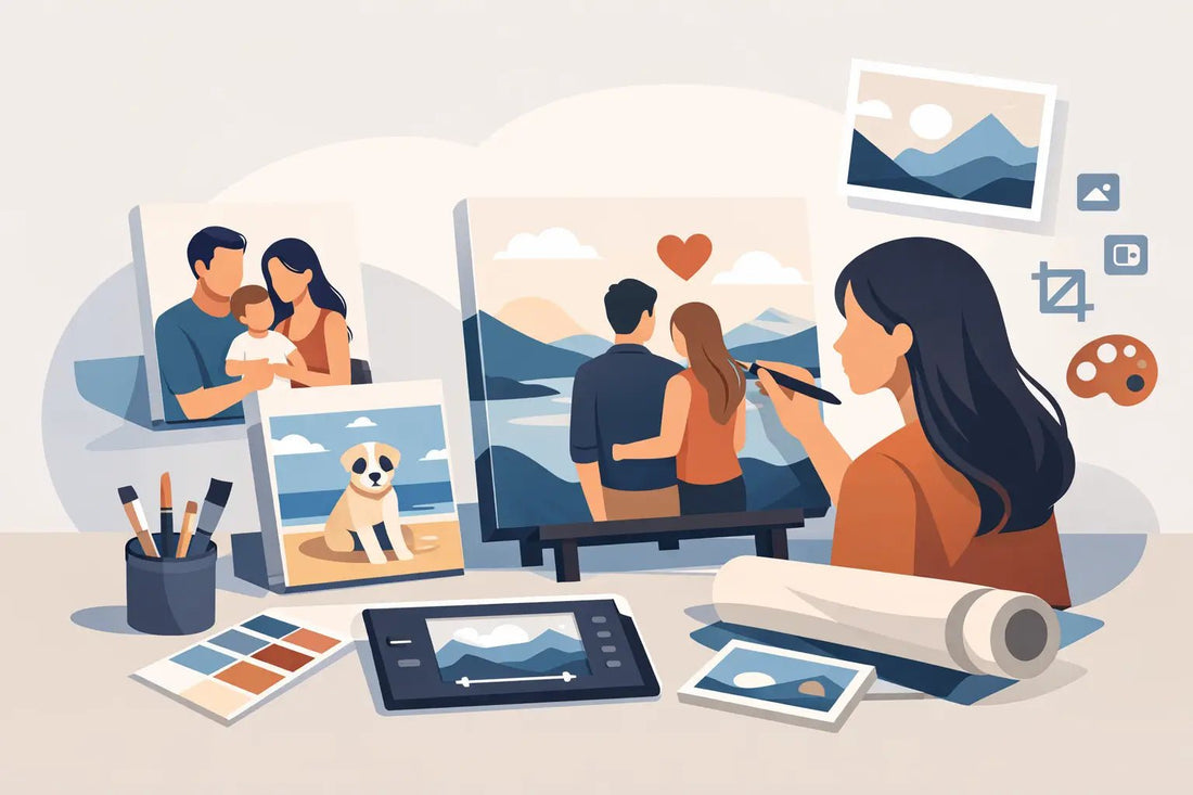How to Personalize Custom Canvas Prints Well - The Trendy Art