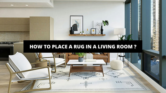 How To Place A Rug In A Living Room ? - The Trendy Art