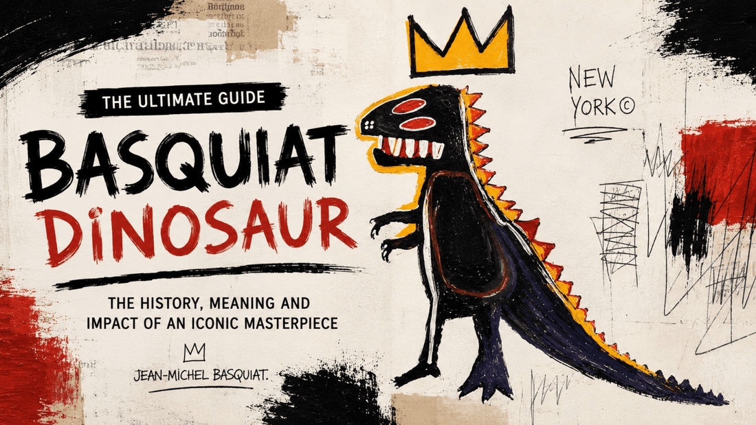 Jean Michel Basquiat Dinosaur - The Trendy Art