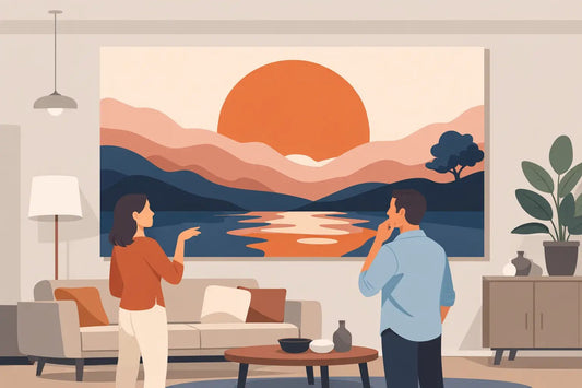 Large Statement Wall Art That Changes a Room - The Trendy Art