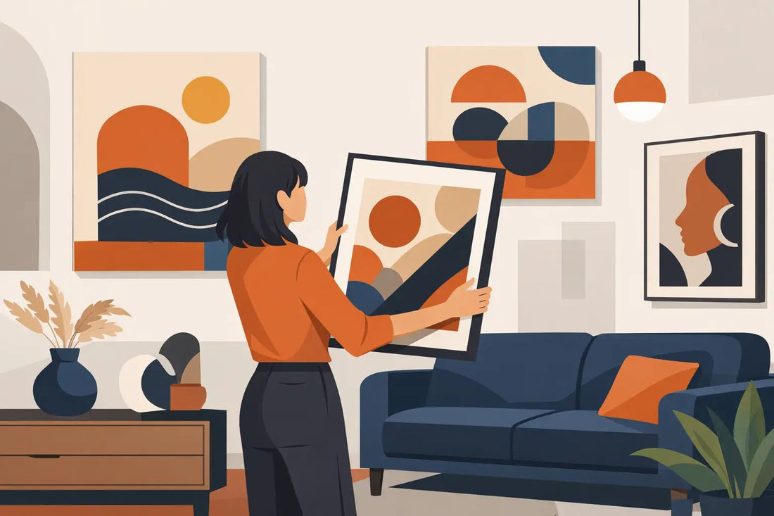 Modern Wall Art Buying Guide for Bold Rooms - The Trendy Art