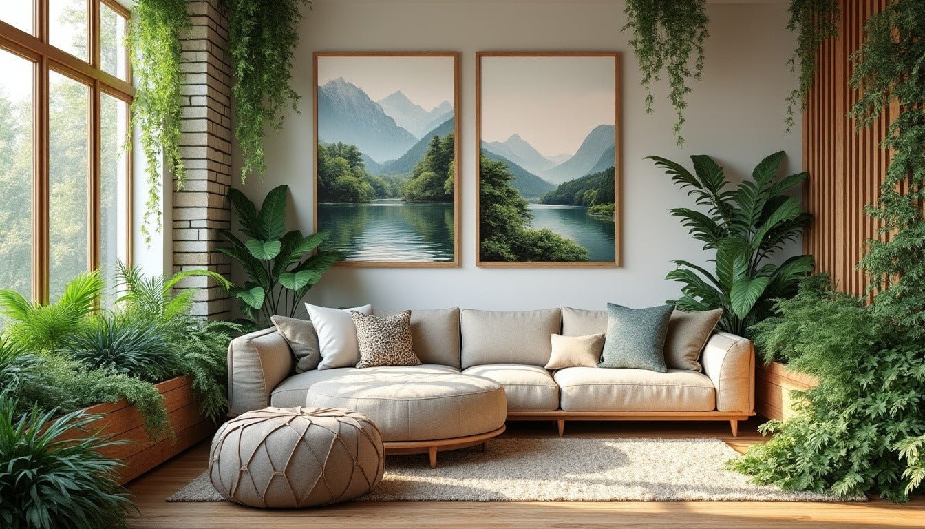 how to light large wall art