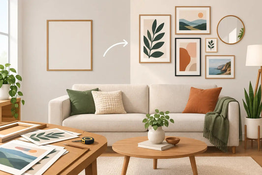 Renter Wall Art Makeover Ideas That Feel Custom - The Trendy Art