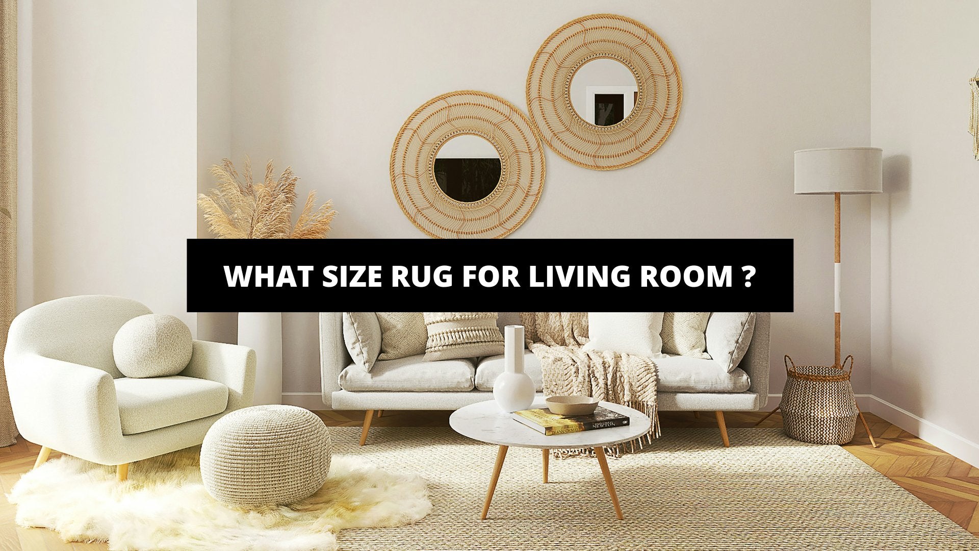 What Size Rug For Living Room ? - The Trendy Art