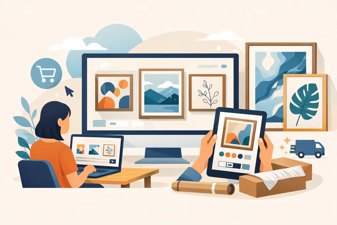 Where to Buy Custom Wall Art Online - The Trendy Art