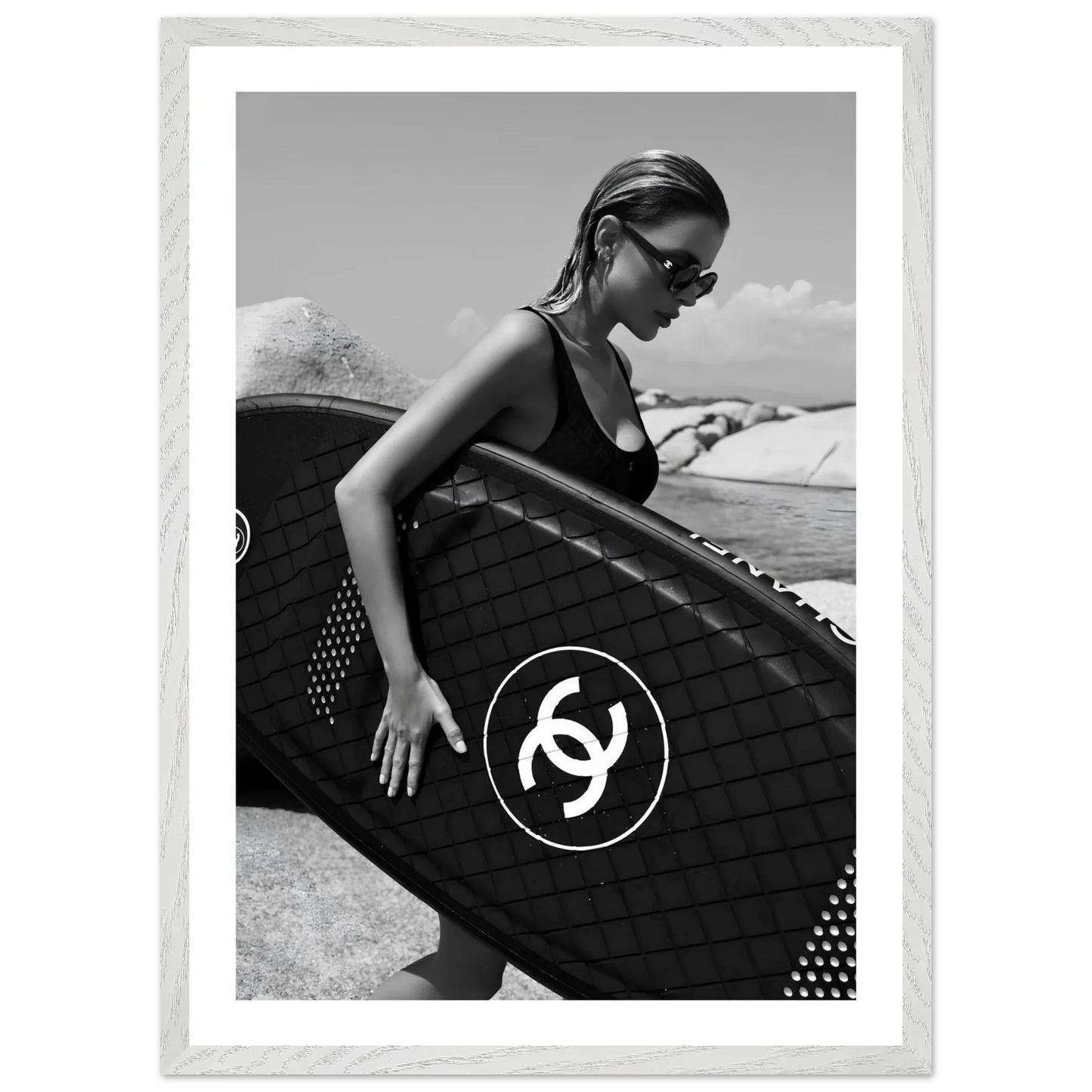 Coastal Luxury Black and White Wall Art