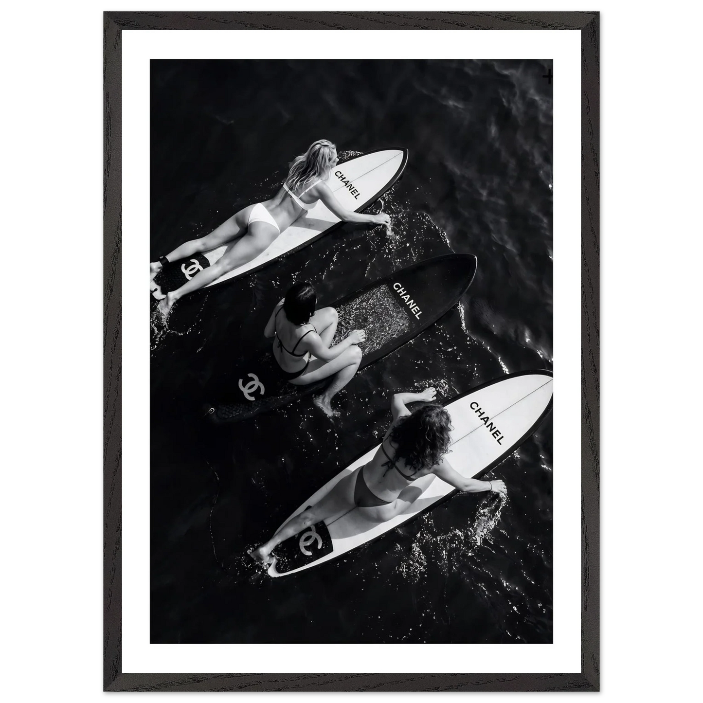 Luxury Ocean Escape Black and White Wall Art
