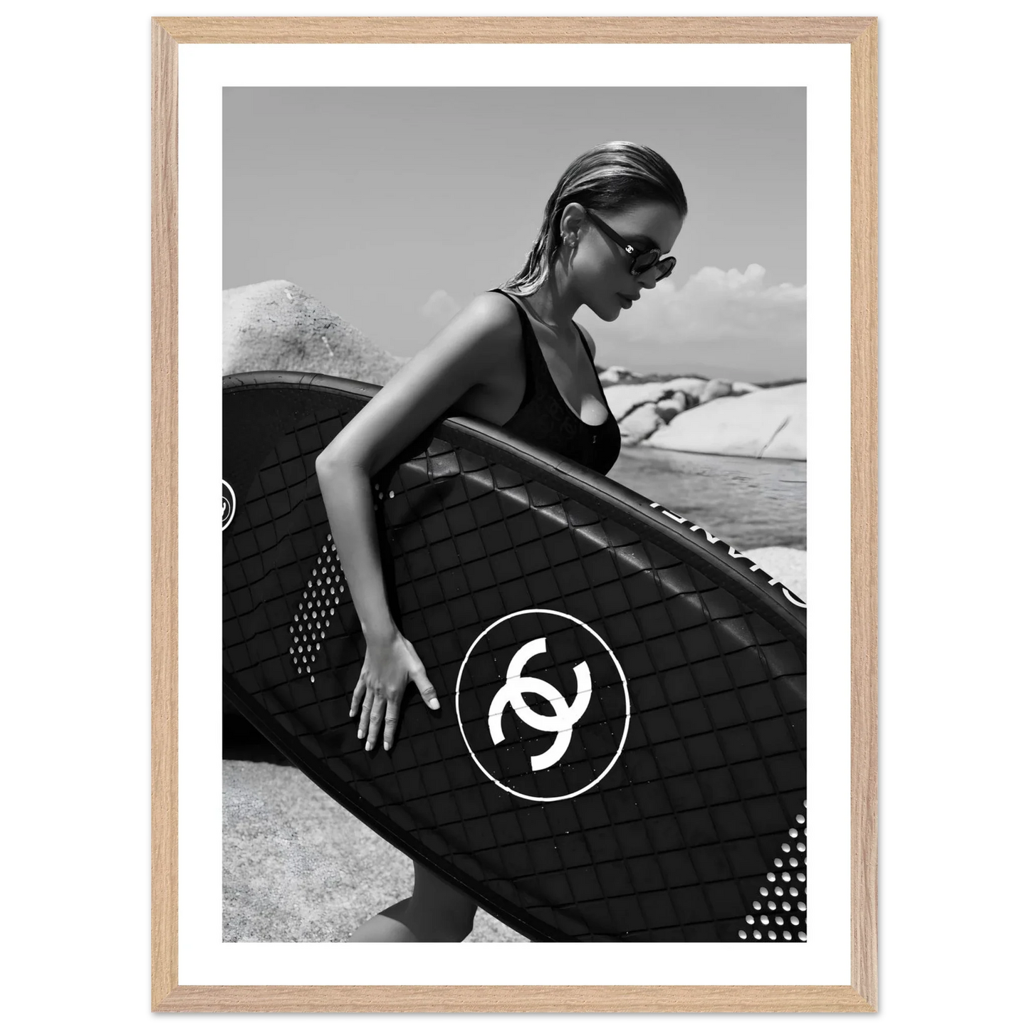 Coastal Luxury Black and White Wall Art