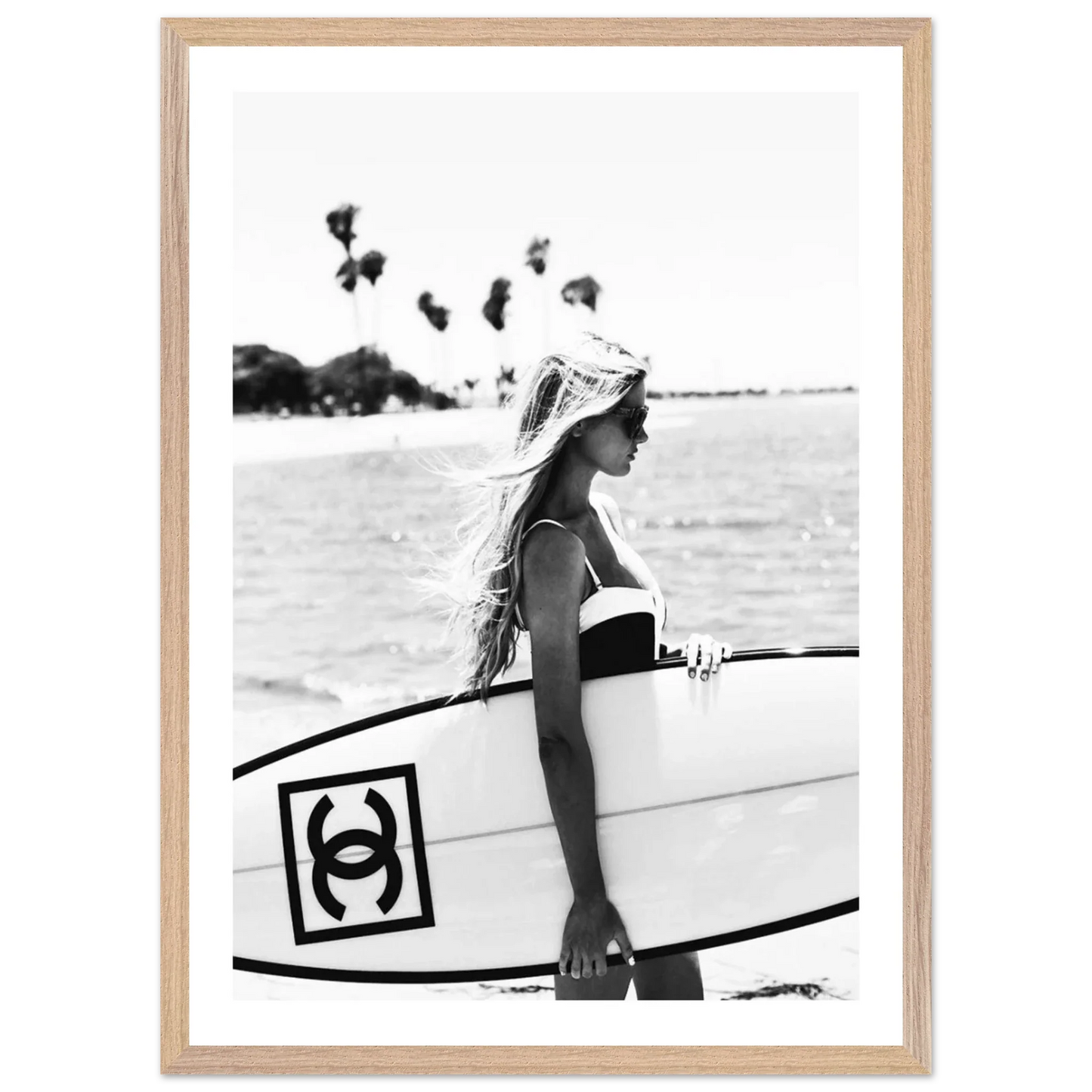 Coastal Chic Black and White Wall Art