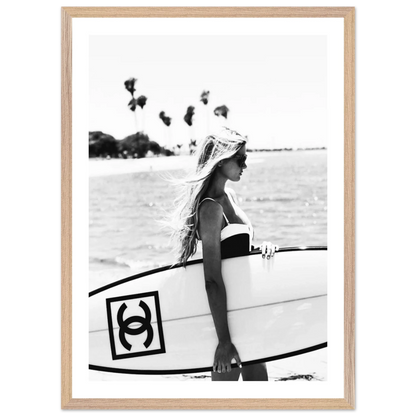 Coastal Chic Black and White Wall Art