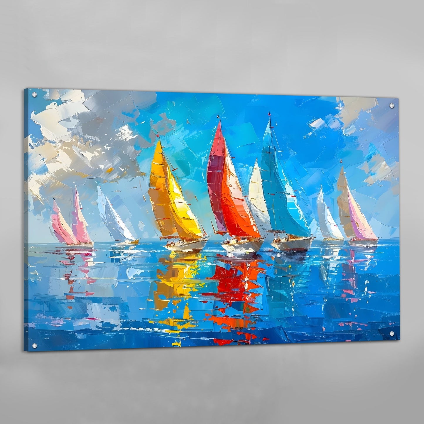Abstract Coastal Wall Art - The Trendy Art