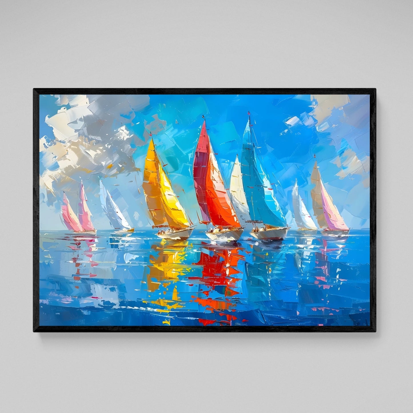 Abstract Coastal Wall Art - The Trendy Art