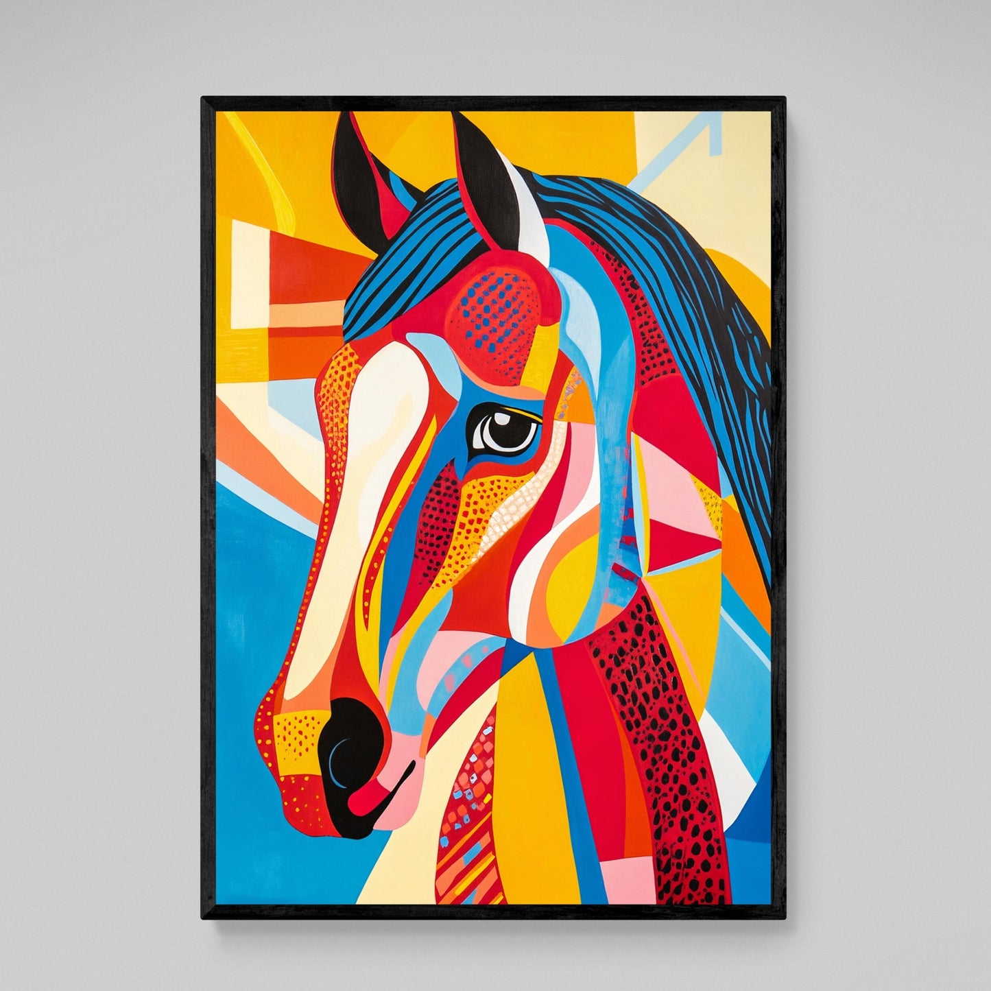 Abstract Horse Wall Art - The Trendy Art